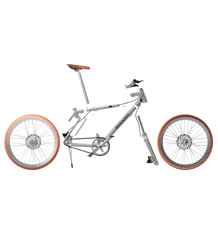 Sharp RS08ES Srebrny - rower elektryczny - obrazek 5