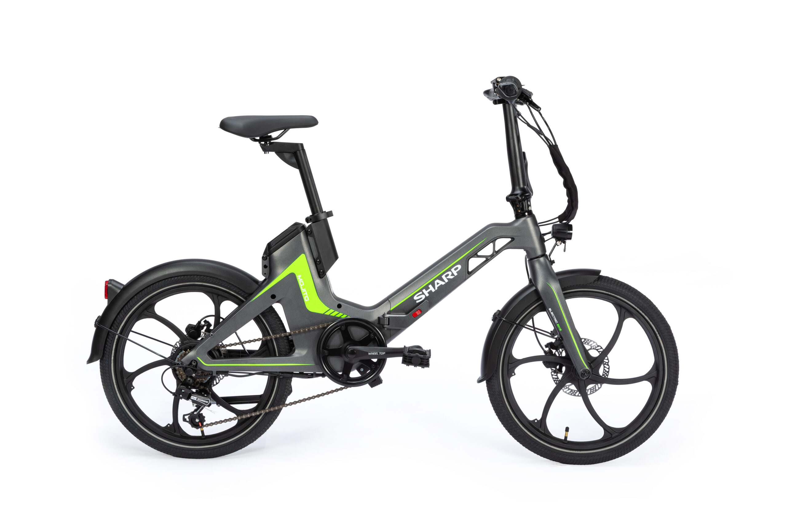 Sharp BK-BM07-EG Szary - rower elektryczny - obrazek 4