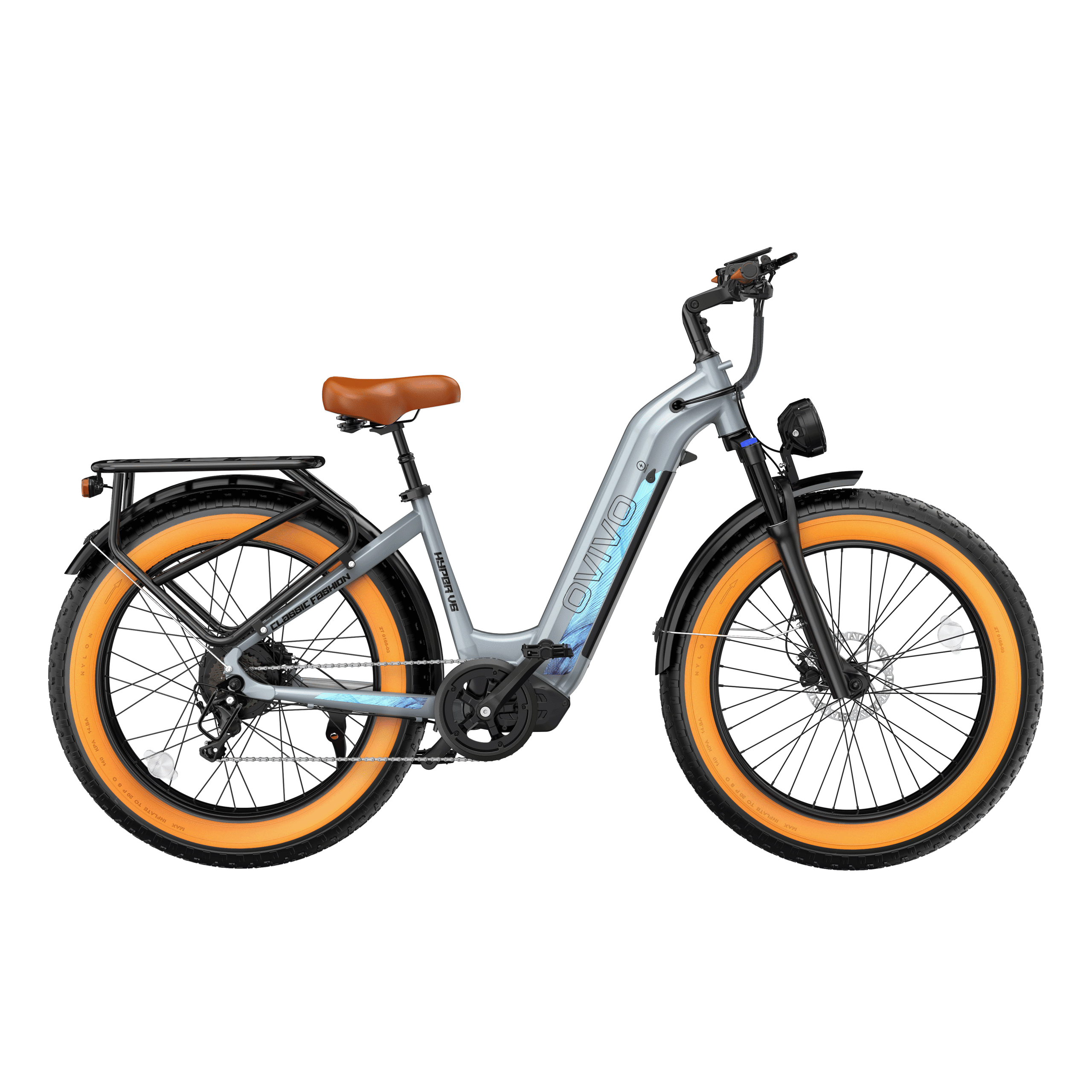 OVIVO HYPER V6 – rower elektryczny - obrazek 2